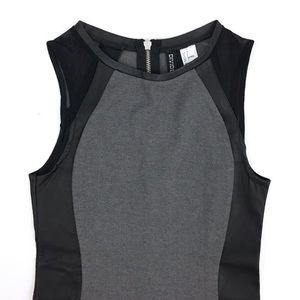 H&M grey & black dress